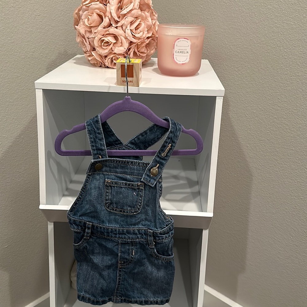Denim Overall Skirt